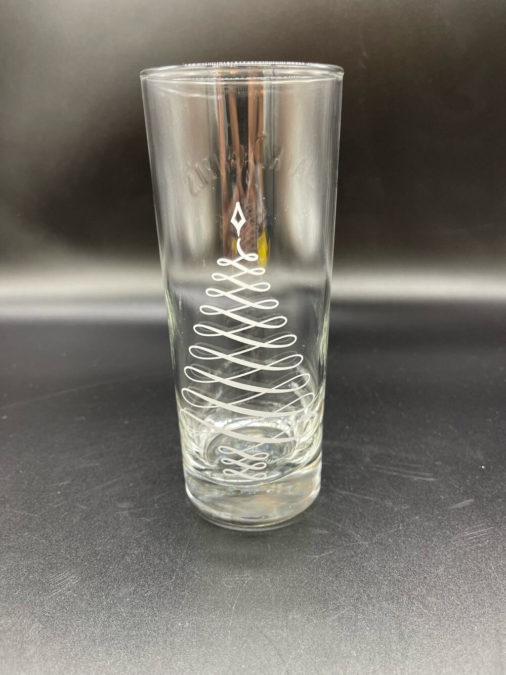 Jack Daniels Christmas Tree Whiskey Cocktail Glass 6"
